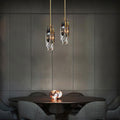 Kevin Modern Faceted Smoke Crystal Pendant Lighting 1 Light Pendant Light Kevinstudiolives   