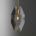 Kevin Modern Faceted Smoke Crystal Pendant Lighting 1 Light Pendant Light Kevinstudiolives   