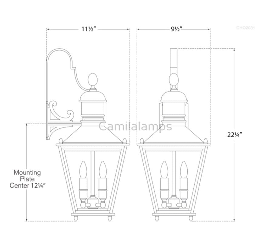 Sussex Small Bracket Lantern