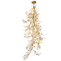 Ceramic Ginkgo Staircase  Long Branch Chandelier - thebelacan