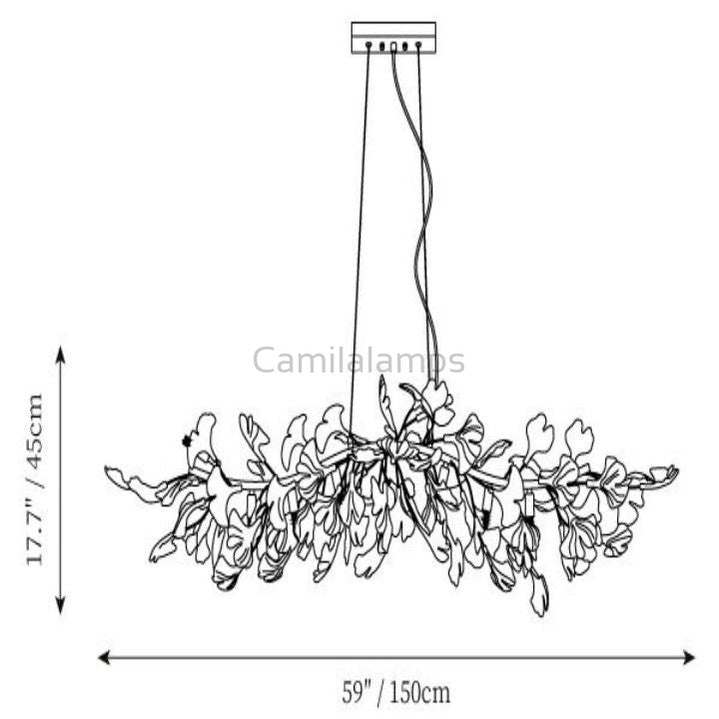 Gingko Luxury Chandelier Style C - thebelacan