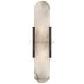 Hardy Melange Elongated Alabaster Wall Sconces