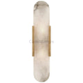 Hardy Melange Elongated Alabaster Wall Sconces