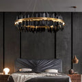 Hill Modern Sculpture Round Chandelier - thebelacan