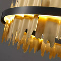 Hill Modern Sculpture Round Chandelier - thebelacan