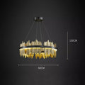 Hill Modern Sculpture Round Chandelier - thebelacan