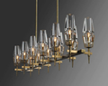 Howar Modern Chandelier - Ineffable Lighting