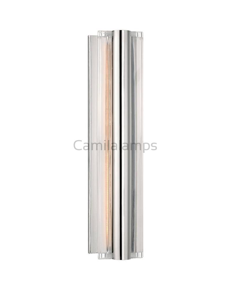 DALEY LINEAR SCONCE POLISHED NICKEL 18”