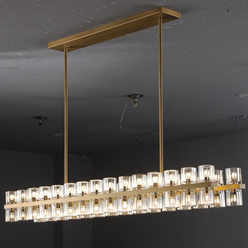 Arcachen Crystal Linear Chandelier 54", 72"