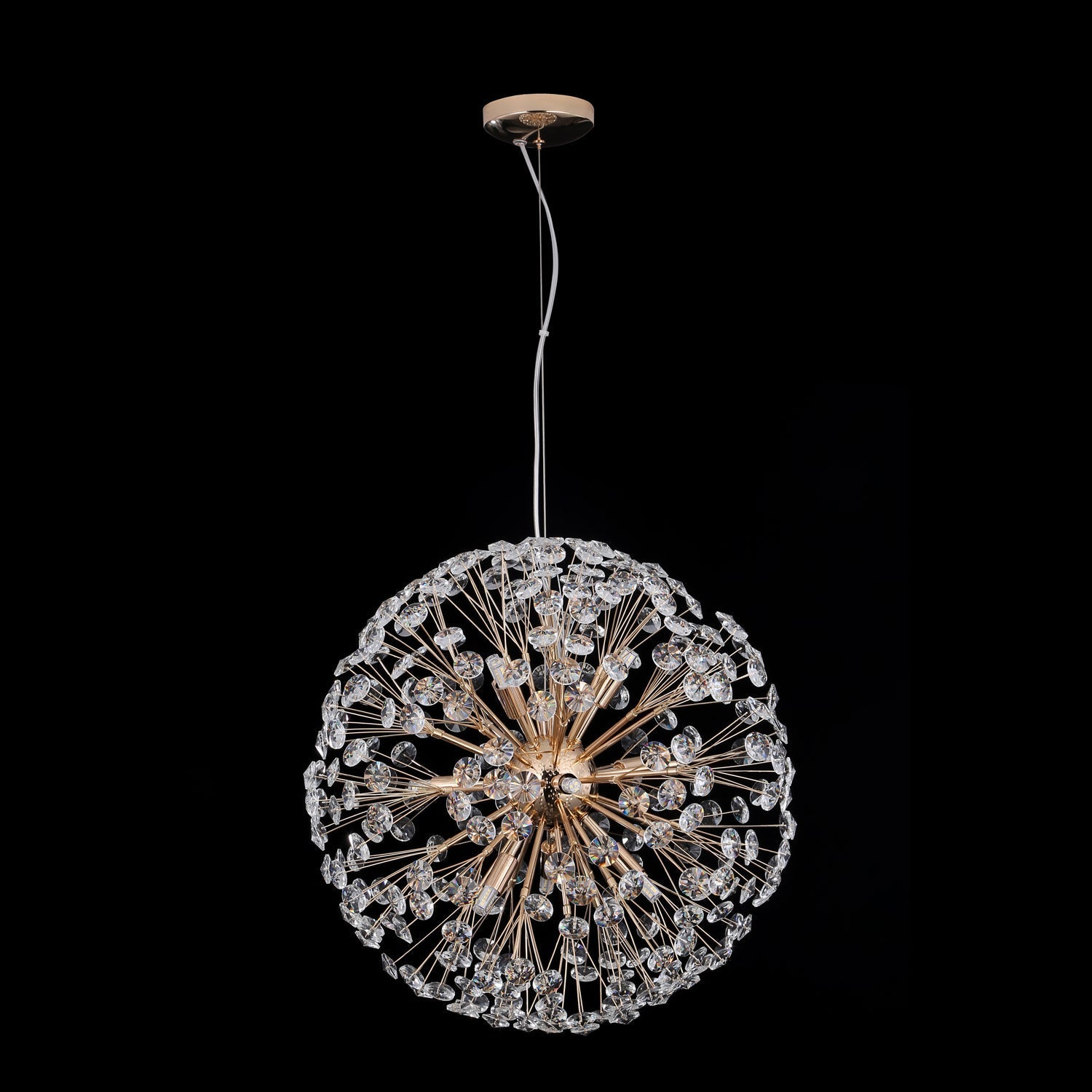 Dandelion Modern Crystal Spherical Chandelier Pendant Light Camilalamps   