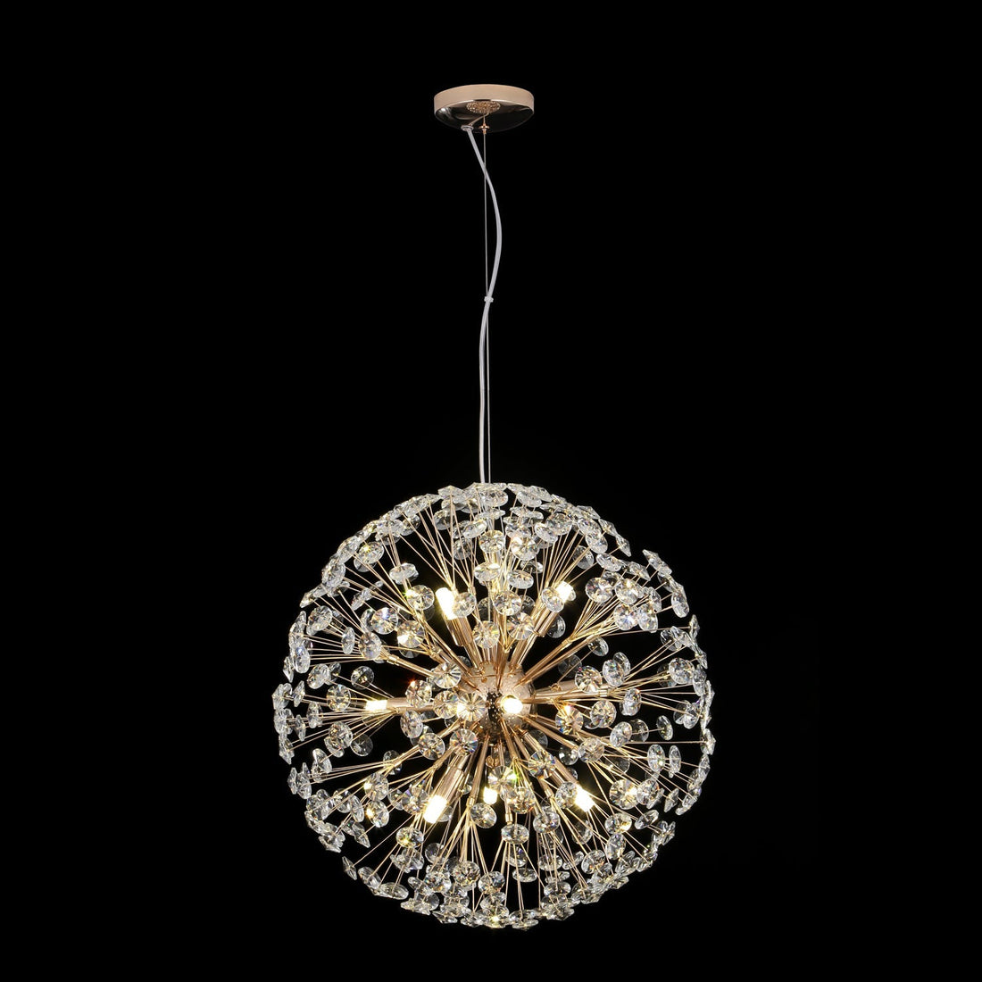 Dandelion Modern Crystal Spherical Chandelier Pendant Light Camilalamps   