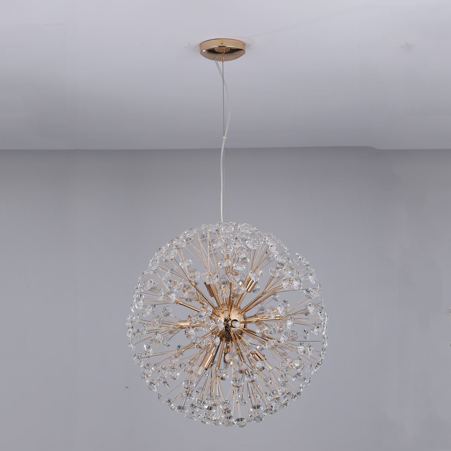 Dandelion Modern Crystal Spherical Chandelier Pendant Light Camilalamps   