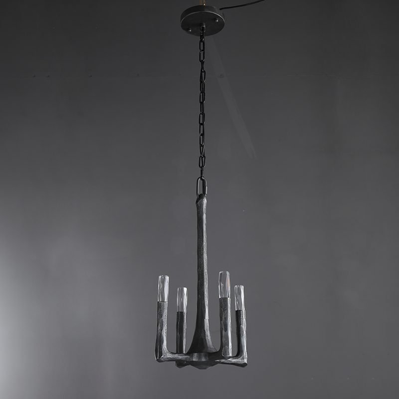 Camila Thaddean Hand-Forged Metal Pendant Light