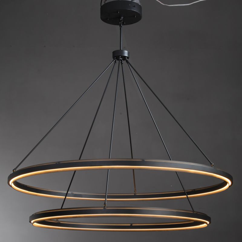 Peraltrm Modern Black Upscale Chandelier