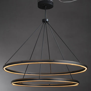 Peraltrm Modern Black Upscale Chandelier