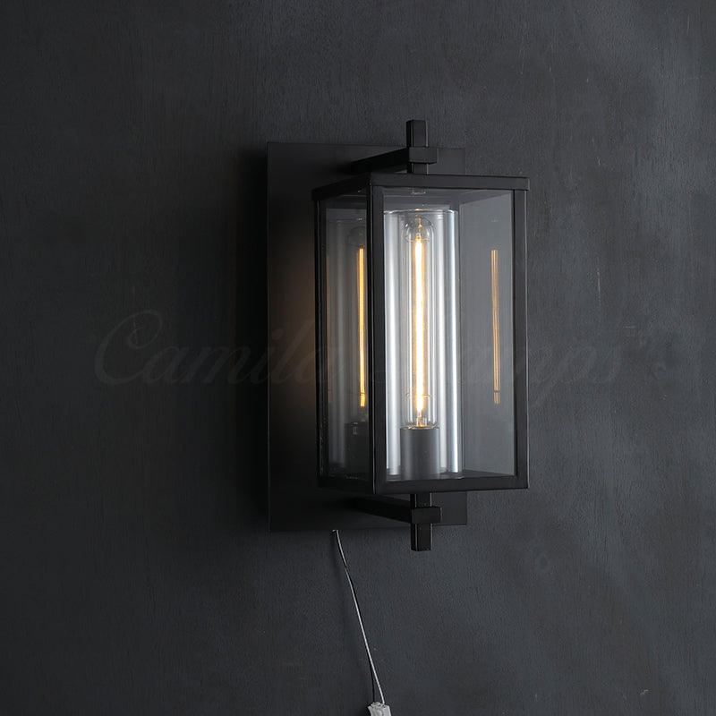 Drusilla Modern Outdoor Square Wall Sconce