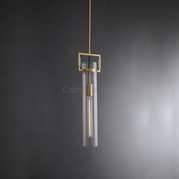 Machine Glass Cylinder Pendant12''22''