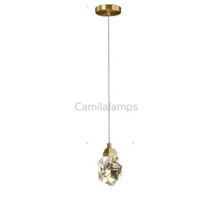 Isaro Faceted Crystal Prisms Pendant