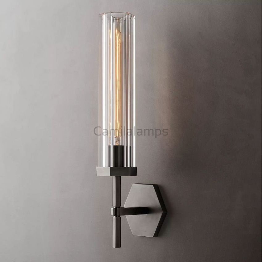 Lambe Hexagonal Grand Wall Sconce