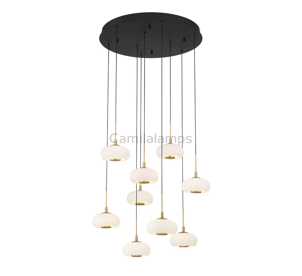 Lanterns 9 Light Round LED Chanderlier