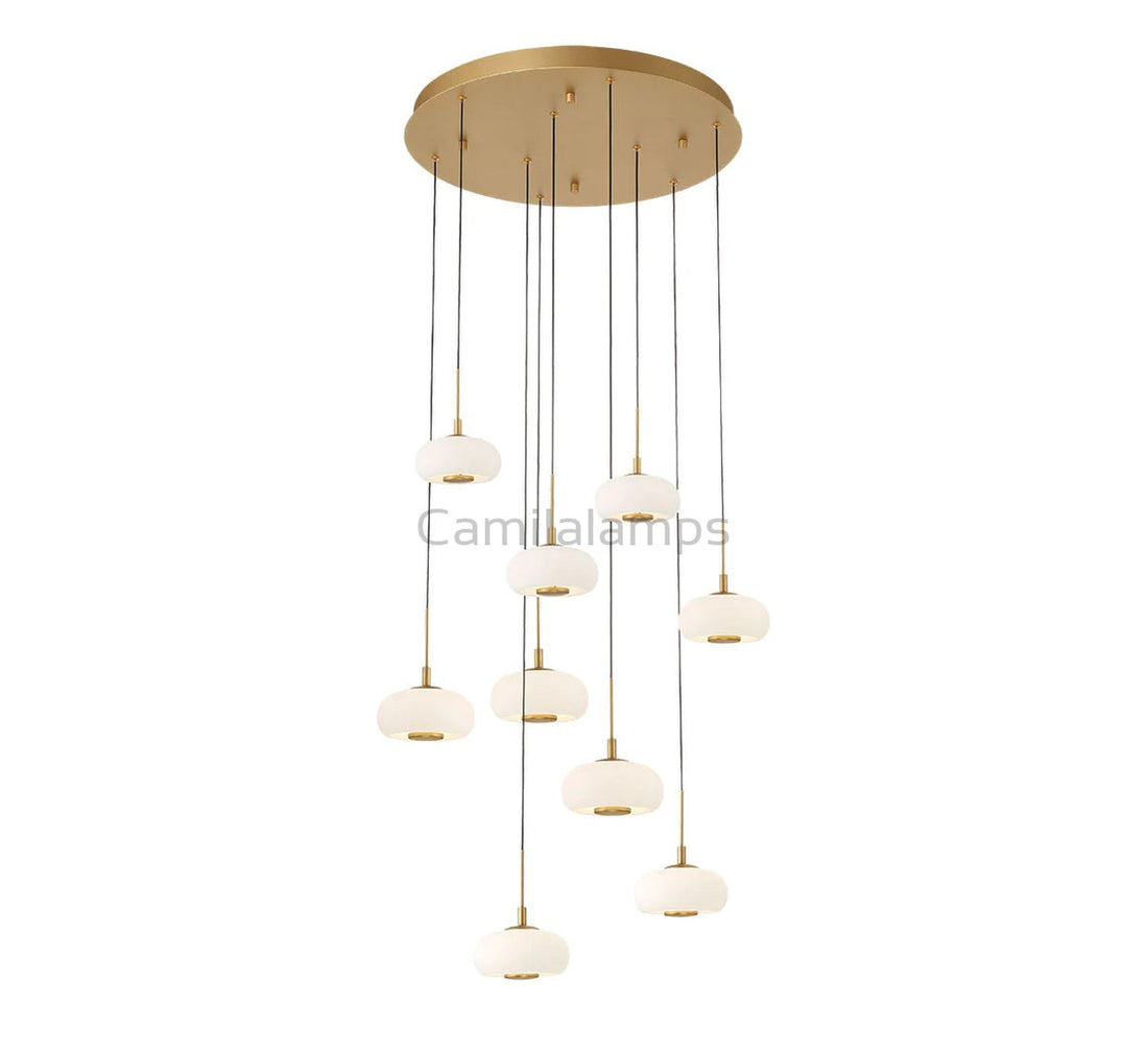 Lanterns 9 Light Round LED Chanderlier