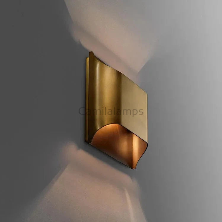 Kevin Unity Modern Brass Square Wall Sconce For Bedroom, Living Room wall sconce Kevinstudiolives   