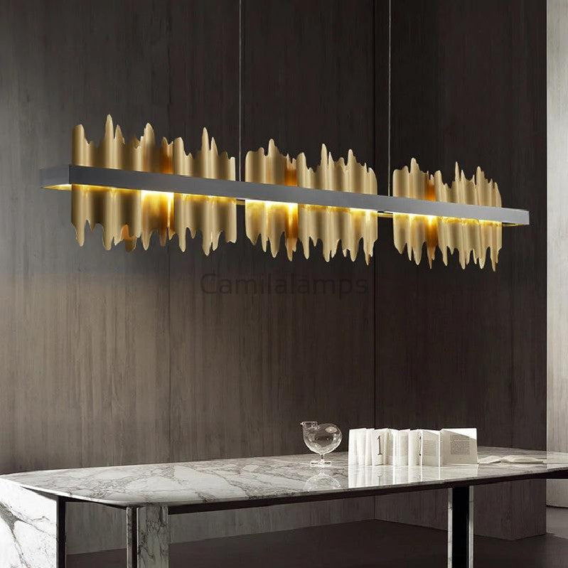 Leila Dining Room Chandelier 47" L - Ineffable Lighting