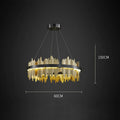 Leila Modern Ring Chandelier - Ineffable Lighting