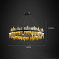 Leila Modern Ring Chandelier - Ineffable Lighting