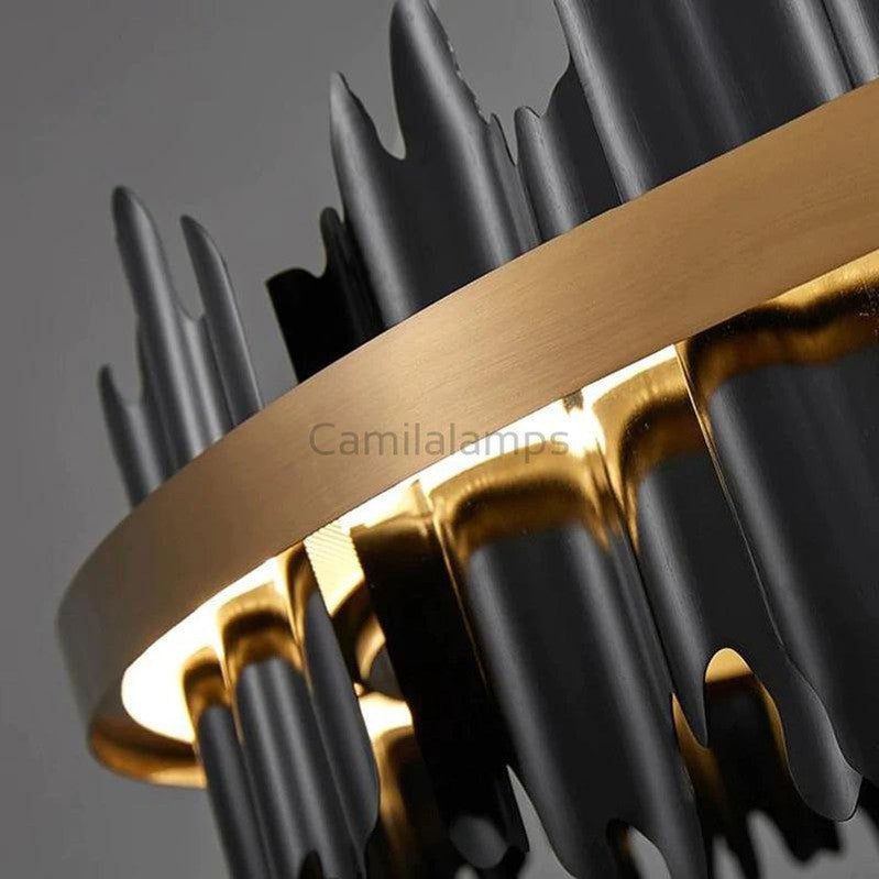 Leila Modern Ring Chandelier - Ineffable Lighting