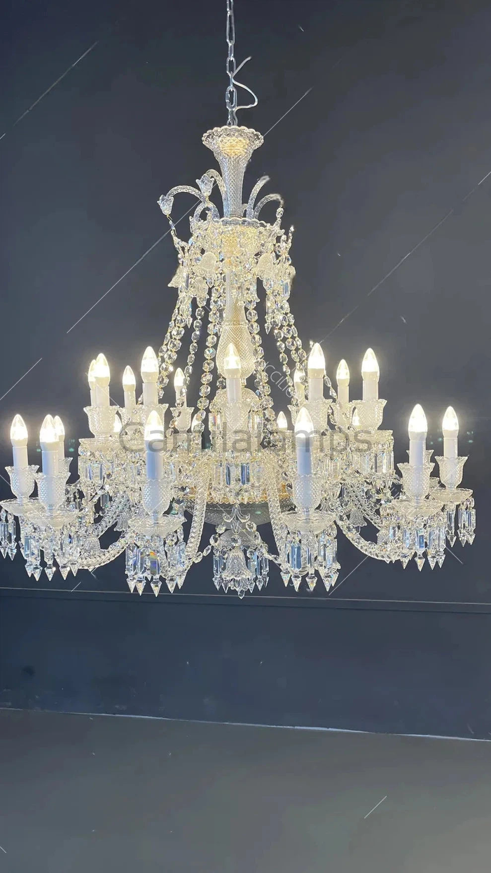 Luxury Solstice Baccarat Crystal Chandelier