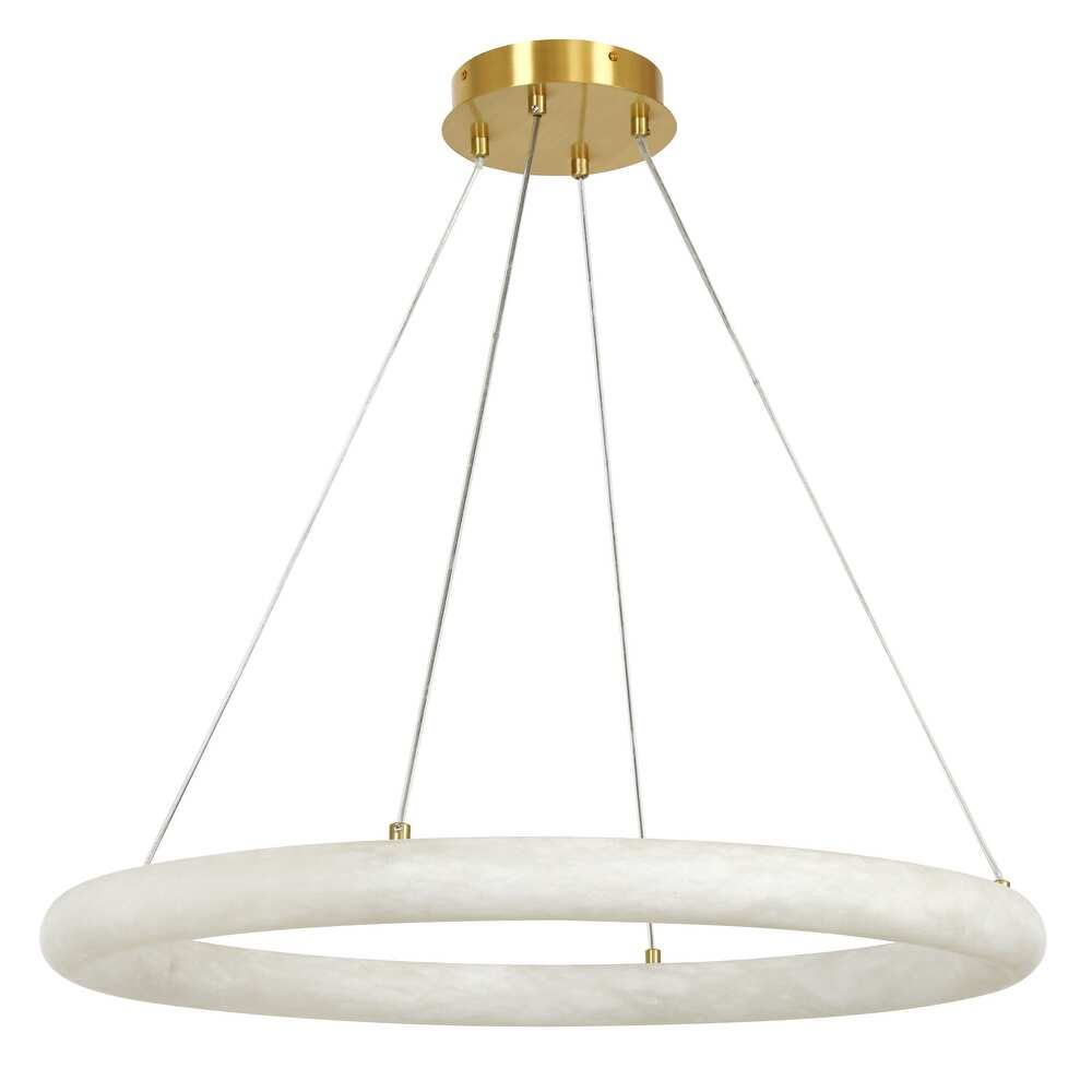 Alabaster Globle Round Chandelier