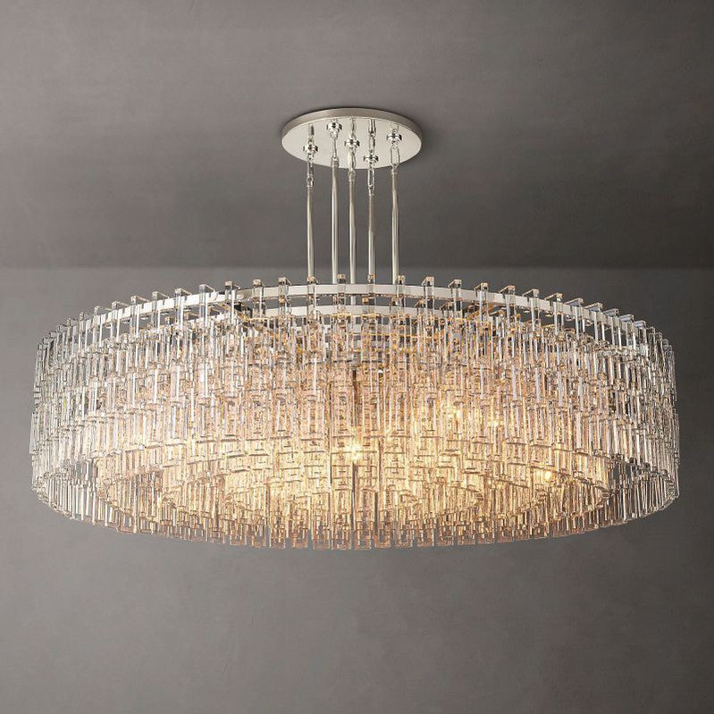 Marignan K9 Crystal Round Chandelier 60"