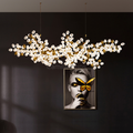 Modern Artistic Linear elegant grape Large chandelier - Ineffable Lighting