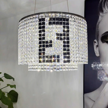 Modern Crystal Chandelier - Ineffable Lighting