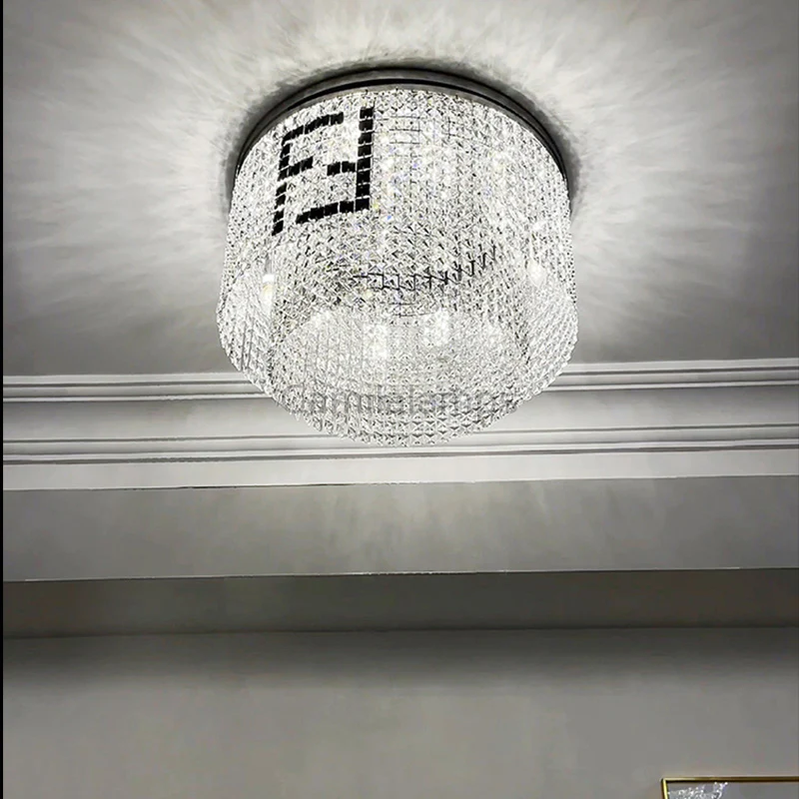 Modern Crystal Chandelier - Ineffable Lighting