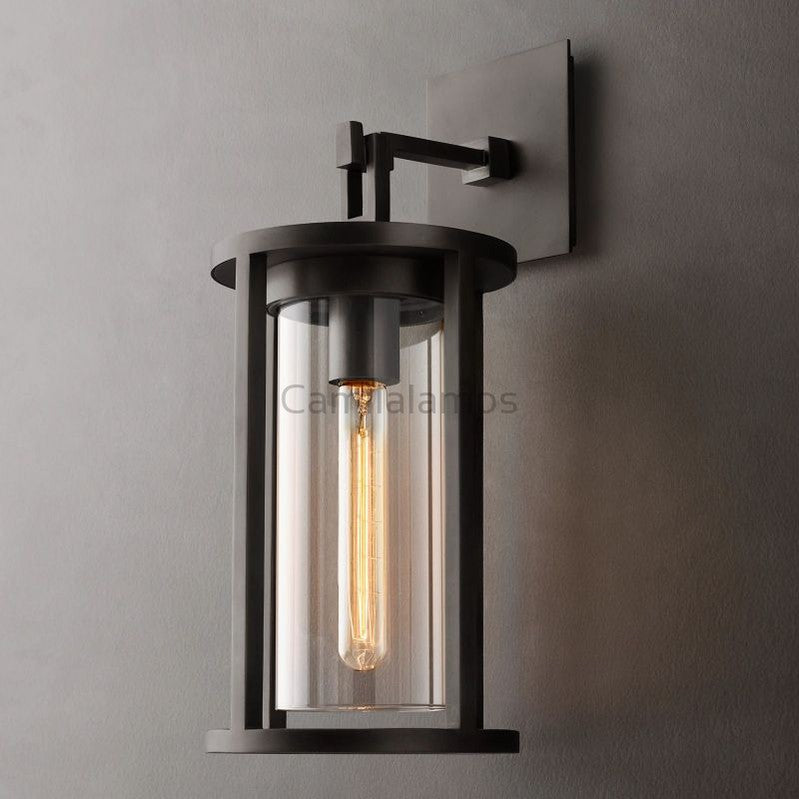 Devulde Round Grand Drop Outdoor Sconce