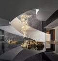 Modern Porcelain Ginkgo Branch Chandelier - Ineffable Lighting