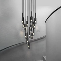 Postmodern Round Glass Chandelier - Ineffable Lighting