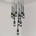 Postmodern Round Glass Chandelier - Ineffable Lighting