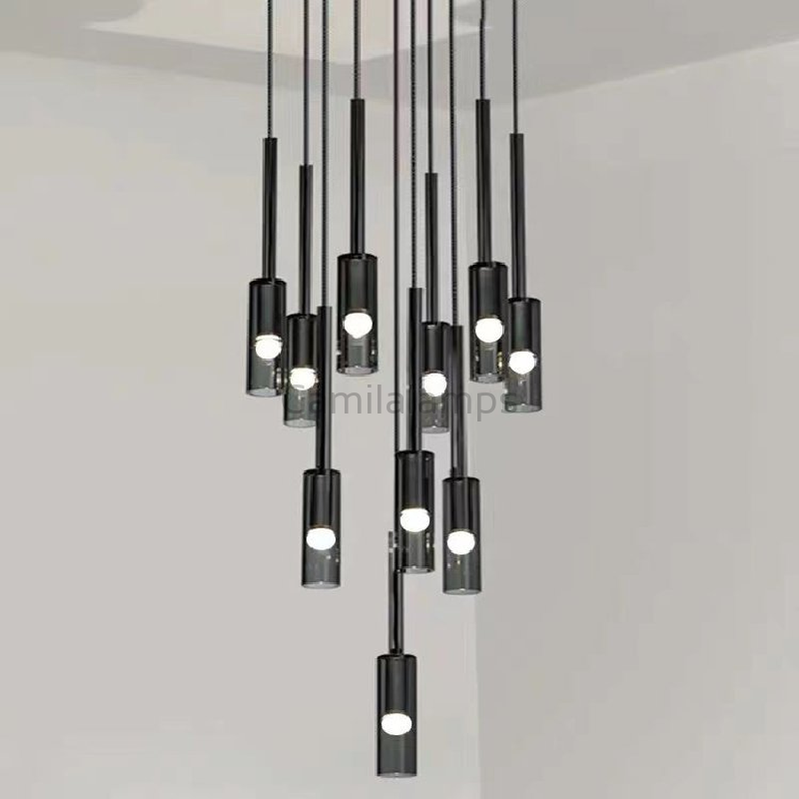 Postmodern Round Glass Chandelier - Ineffable Lighting