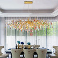 Ran Colorful Crystal Dining Branch Chandelier - thebelacan