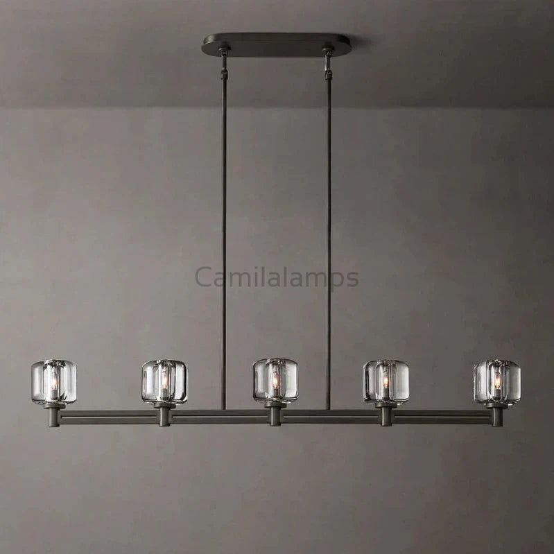 Demaret Double Linear Chandelier 54″ 72”