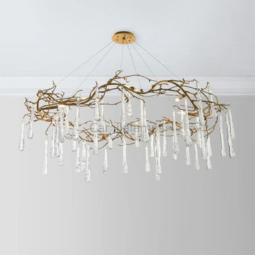 Teardrop Round Chandelier