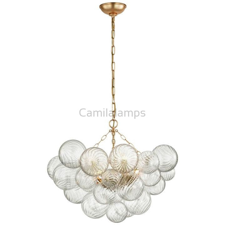 Talila Glass Chandelier, Modern Chandelier Lamp Pendant For Dining Room