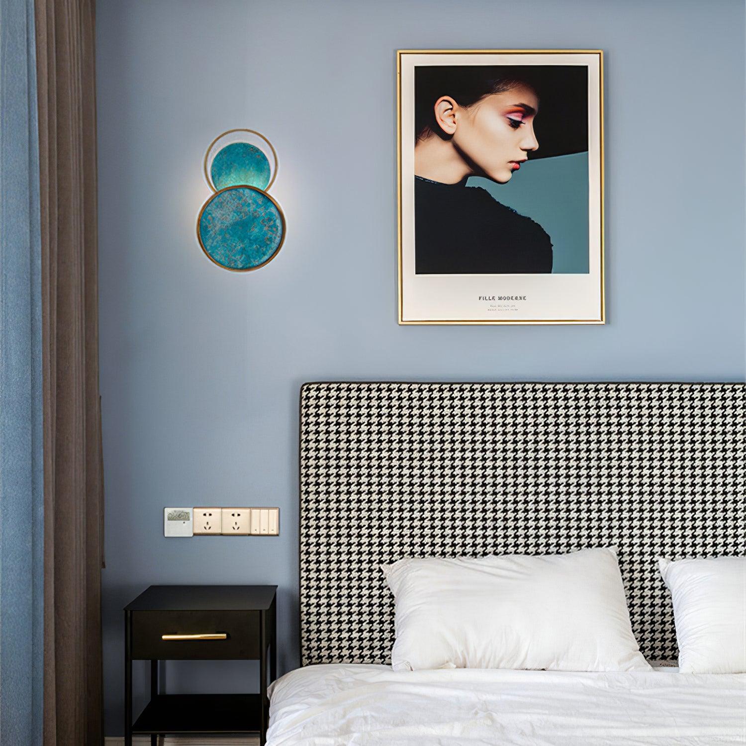 Turquoise Satellite Sconce - Vakkerlight