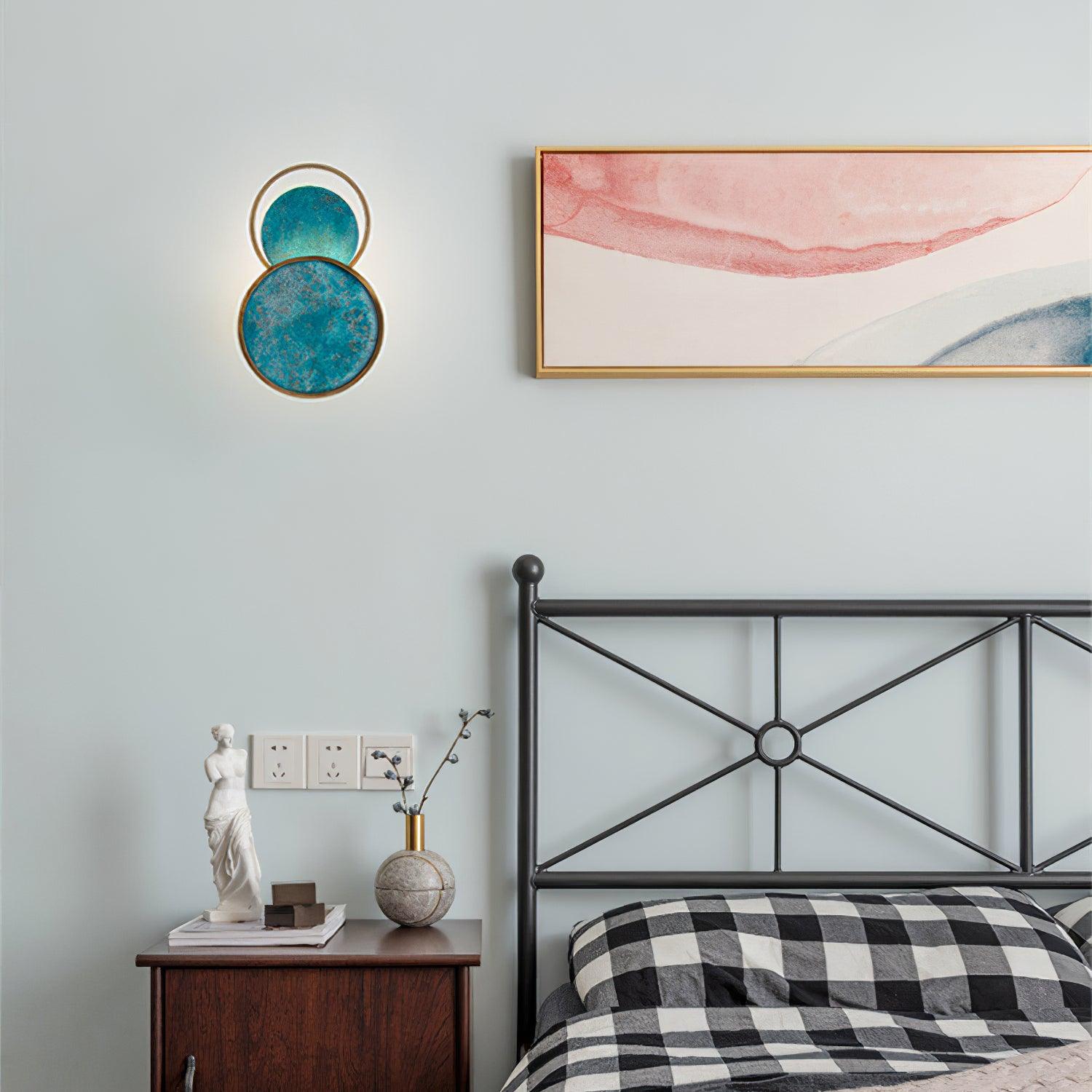 Turquoise Satellite Sconce - Vakkerlight