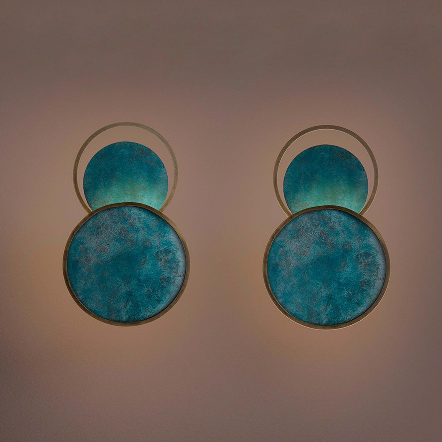 Turquoise Satellite Sconce - Vakkerlight