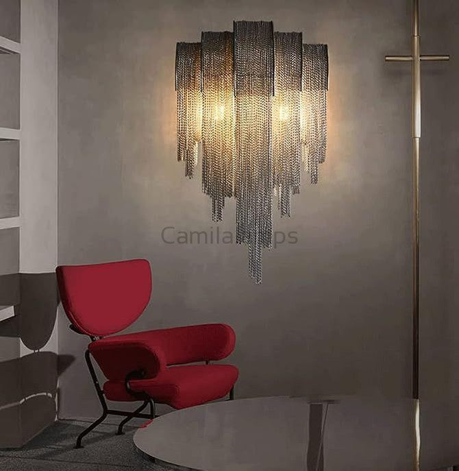 Blushlighting? Luxury Tassel Wall Lamp in Italian Style for Living Room, Bedroom image | luxury lighting | luxury wall lamps