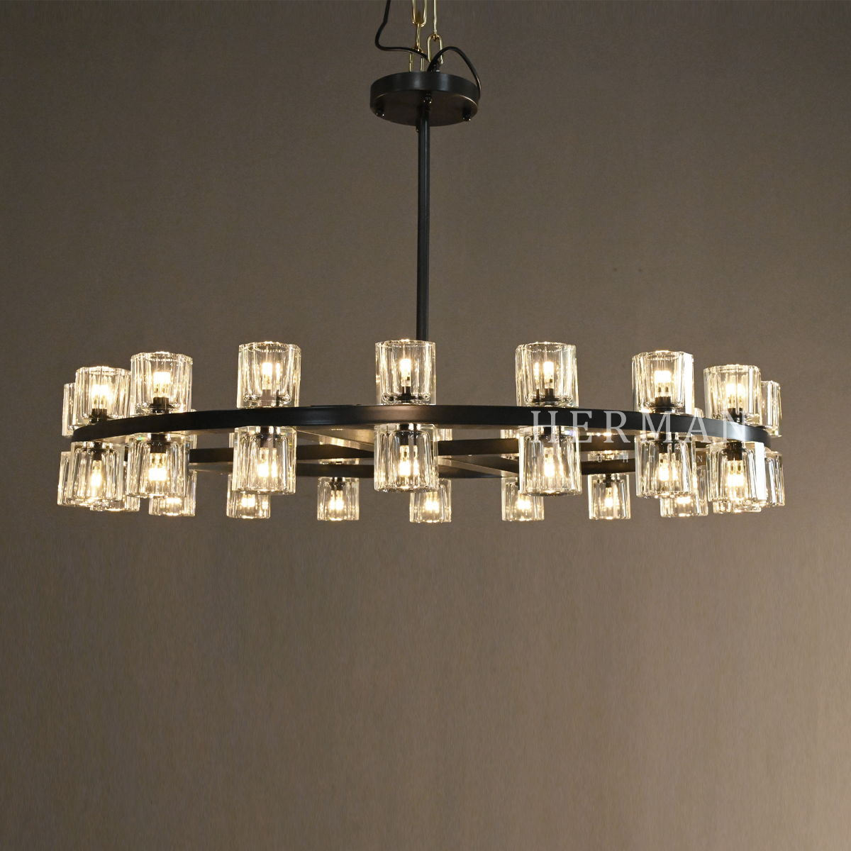 Arcachon led Round Chandelier 36"